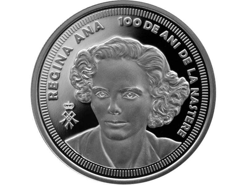 BNR lanseaza o moneda cu tema 100 de ani de la nasterea Reginei Ana
